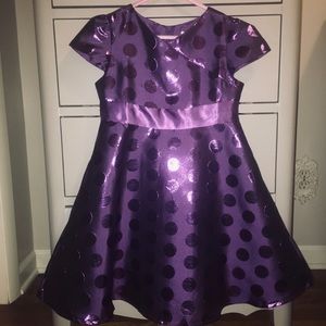Bitty Baby by American Girl purple dress